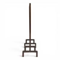 An Anglo-Japanese Fire Screen with Embossed Leather Designs by E. W. Godwin - Thumbnail 4