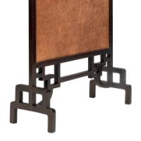 An Anglo-Japanese Fire Screen with Embossed Leather Designs by E. W. Godwin - Thumbnail 15