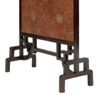 An Anglo-Japanese Fire Screen with Embossed Leather Designs by E. W. Godwin - Thumbnail 11
