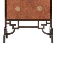 An Anglo-Japanese Fire Screen with Embossed Leather Designs by E. W. Godwin - Thumbnail 12
