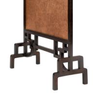 An Anglo-Japanese Fire Screen with Embossed Leather Designs by E. W. Godwin - Thumbnail 17