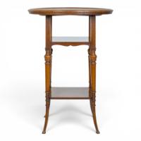 E. W. Godwin for Collinson & Lock. Aesthetic Movement Mahogany Side Table - Thumbnail 4