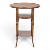 E. W. Godwin for Collinson & Lock. Aesthetic Movement Mahogany Side Table - Thumbnail 3
