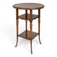 E. W. Godwin for Collinson & Lock. Aesthetic Movement Mahogany Side Table
