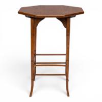 E. W. Godwin Attributed Aesthetic Movement Walnut Octagonal Side Table - Thumbnail 8