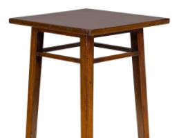 E. W. Godwin for William Watt, Attributed. Walnut Plant Stand with Angular Supports - Thumbnail 11
