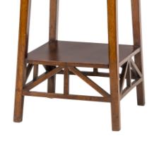 E. W. Godwin for William Watt, Attributed. Walnut Plant Stand with Angular Supports - Thumbnail 14
