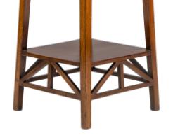 E. W. Godwin for William Watt, Attributed. Walnut Plant Stand with Angular Supports - Thumbnail 15
