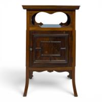 E. W. Godwin Style. Anglo-Japanese Walnut Music Cabinet with Cloud Aprons - Thumbnail 2
