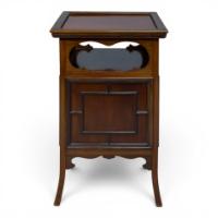 E. W. Godwin Style. Anglo-Japanese Walnut Music Cabinet with Cloud Aprons - Thumbnail 5