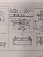 E. W. Godwin Attributed Anglo-Japanese Walnut Buffet or Hall Table - Thumbnail 19