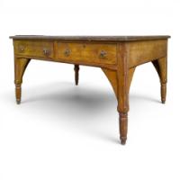 E. W. Godwin Attributed, Gothic Aesthetic Movement Oak Desk - Thumbnail 1