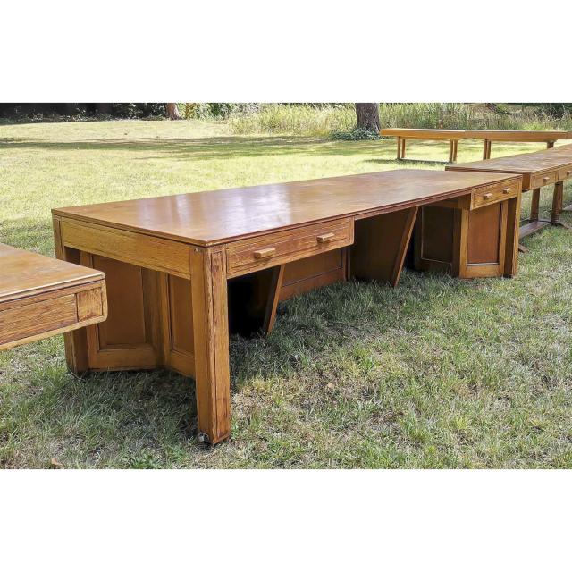 A Unique Set of 13 Desks Commissioned by the Council of the Royal College of Surgeons London