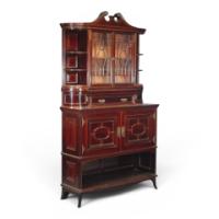 E. W. Godwin Made by Collinson & Lock of London. Eaton Hall Rosewood China Cabinet