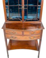 E. W. Godwin Attributed, Made by Collinson & Lock, Inlaid Display Cabinet - Thumbnail 7