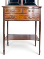 E. W. Godwin Attributed, Made by Collinson & Lock, Inlaid Display Cabinet - Thumbnail 8