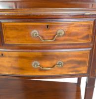 E. W. Godwin Attributed, Made by Collinson & Lock, Inlaid Display Cabinet - Thumbnail 9