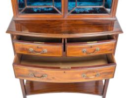 E. W. Godwin Attributed, Made by Collinson & Lock, Inlaid Display Cabinet - Thumbnail 15