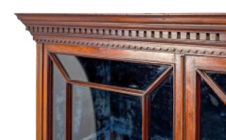 E. W. Godwin Attributed, Made by Collinson & Lock, Inlaid Display Cabinet - Thumbnail 17
