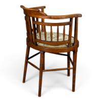 E. W. Godwin Attributed, Made by Gillows, Aesthetic Walnut Armchair - Thumbnail 7