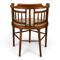 E. W. Godwin Attributed, Made by Gillows, Aesthetic Walnut Armchair - Thumbnail 6