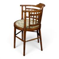 E. W. Godwin Attributed, Made by Gillows, Aesthetic Walnut Armchair - Thumbnail 4