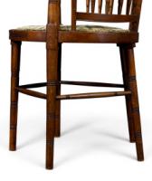 E. W. Godwin Attributed, Made by Gillows, Aesthetic Walnut Armchair - Thumbnail 19