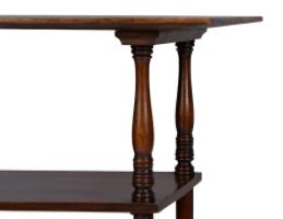 E. W. Godwin Attributed, Probably Made by William Watt, Walnut Two Tier Table - Thumbnail 13