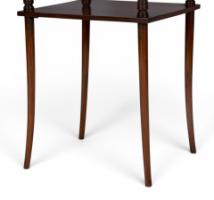 E. W. Godwin Attributed, Probably Made by William Watt, Walnut Two Tier Table - Thumbnail 16