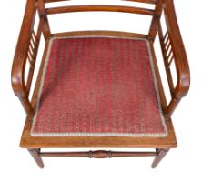 E. W. Godwin for William Watt, Anglo-Japanese Walnut Armchair with Spindle Back - Thumbnail 12