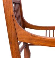 E. W. Godwin for William Watt, Anglo-Japanese Walnut Armchair with Spindle Back - Thumbnail 14