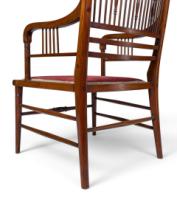 E. W. Godwin for William Watt, Anglo-Japanese Walnut Armchair with Spindle Back - Thumbnail 18