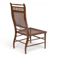 Edward William Godwin for William Watt, Anglo-Japanese Walnut Side Chair - Thumbnail 6