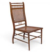Edward William Godwin for William Watt, Anglo-Japanese Walnut Side Chair - Thumbnail 1