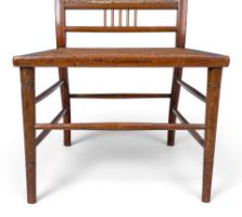 Edward William Godwin for William Watt, Anglo-Japanese Walnut Side Chair - Thumbnail 11