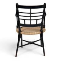 E. W. Godwin for William Watt, Old English Ebonised Beech and Cane Armchair - Thumbnail 6