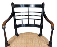 E. W. Godwin for William Watt, Old English Ebonised Beech and Cane Armchair - Thumbnail 9