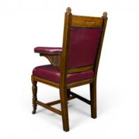 E. W. Godwin, Made by William Watt, Aesthetic Movement Oak Armchair - Thumbnail 3