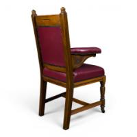 E. W. Godwin, Made by William Watt, Aesthetic Movement Oak Armchair - Thumbnail 7