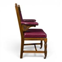 E. W. Godwin, Made by William Watt, Aesthetic Movement Oak Armchair - Thumbnail 8