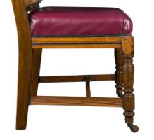 E. W. Godwin, Made by William Watt, Aesthetic Movement Oak Armchair - Thumbnail 12