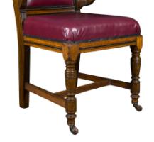 E. W. Godwin, Made by William Watt, Aesthetic Movement Oak Armchair - Thumbnail 14