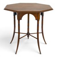 E. W. Godwin, Made by William Watt, Aesthetic Octagonal Five Legged Table