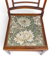 E. W. Godwin Attributed, Aesthetic Walnut Side Chair with Horizontal Back Rails - Thumbnail 10