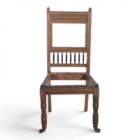 E. W. Godwin Attributed, Pair of Oak Aesthetic Movement Dining Chairs - Thumbnail 3