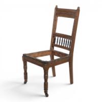 E. W. Godwin Attributed, Pair of Oak Aesthetic Movement Dining Chairs - Thumbnail 4