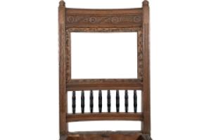 E. W. Godwin Attributed, Pair of Oak Aesthetic Movement Dining Chairs - Thumbnail 7
