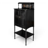 E. W. Godwin Attributed, Ebonised Music Cabinet Probably by Collinson and Lock