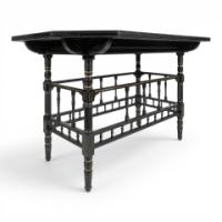 Gillows & Co., Attributed, Aesthetic Movement Gilt Ebonised Walnut Centre Table - Thumbnail 5