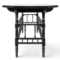 Gillows & Co., Attributed, Aesthetic Movement Gilt Ebonised Walnut Centre Table - Thumbnail 3